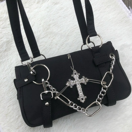 Cross Chain Shoulder Bag