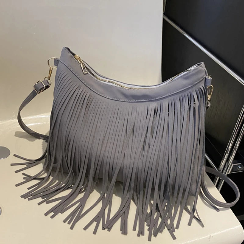 Vintage Tassels Crossbody Bag