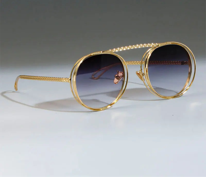 Metal Chain Sunglasses