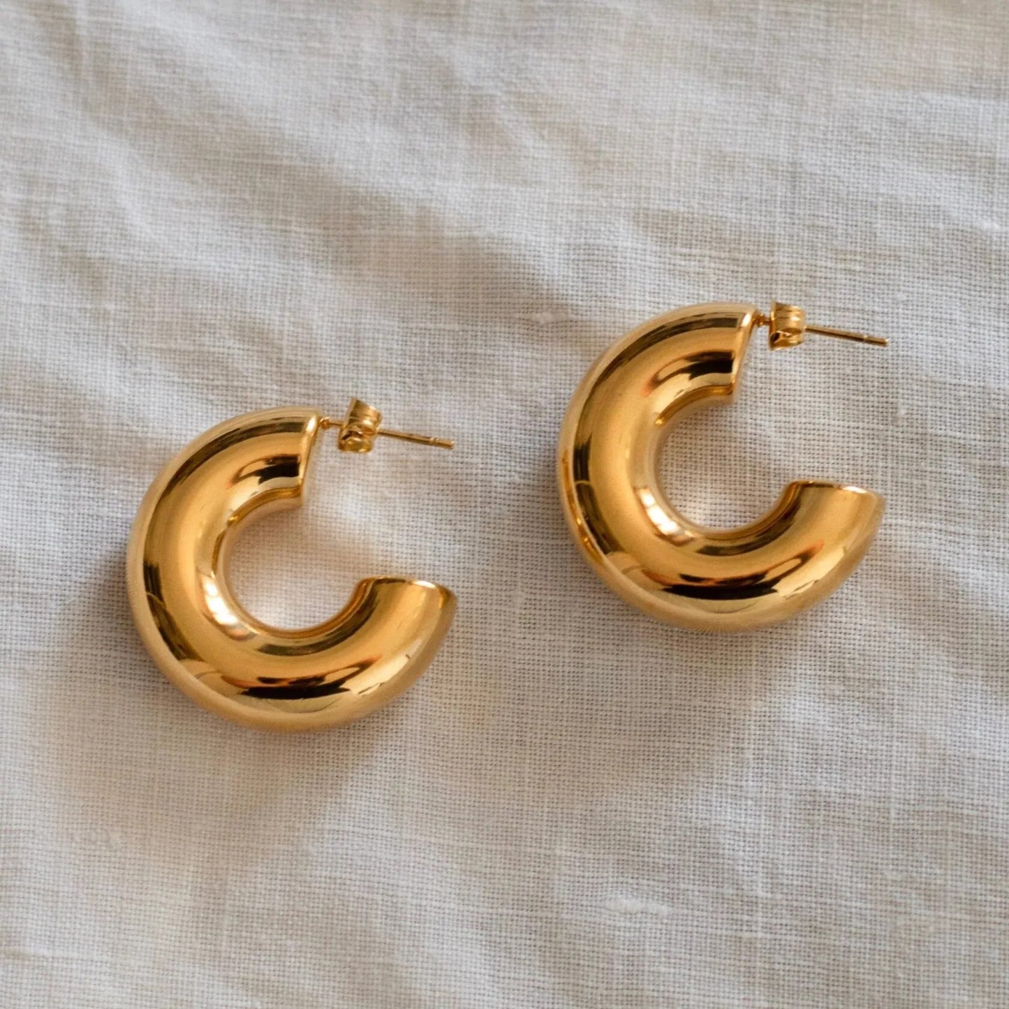 Chunky Hoop Earrings