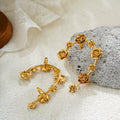 Stainless Steel Rose Ear Clip