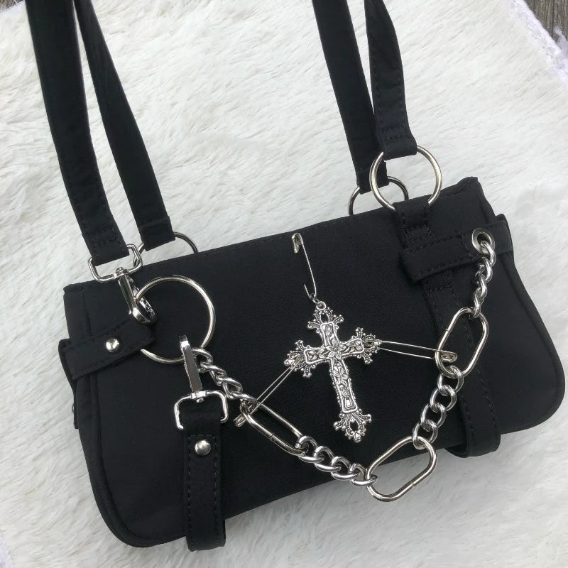 Cross Chain Shoulder Bag