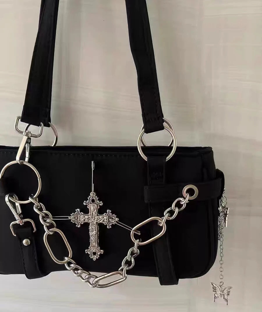 Cross Chain Shoulder Bag