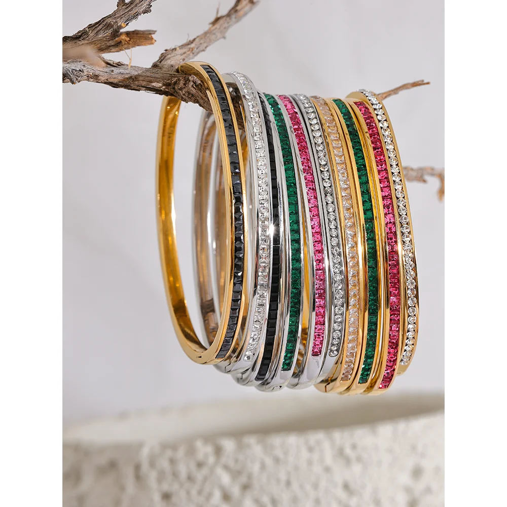 Rhinestone Colorful Bangles