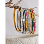 Load image into Gallery viewer, Rhinestone Colorful Bangles
