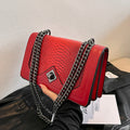 Snake Print Underarm Bag