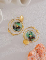 Kép betöltése a galériamegjelenítőbe: Layered Dangle Earrings
