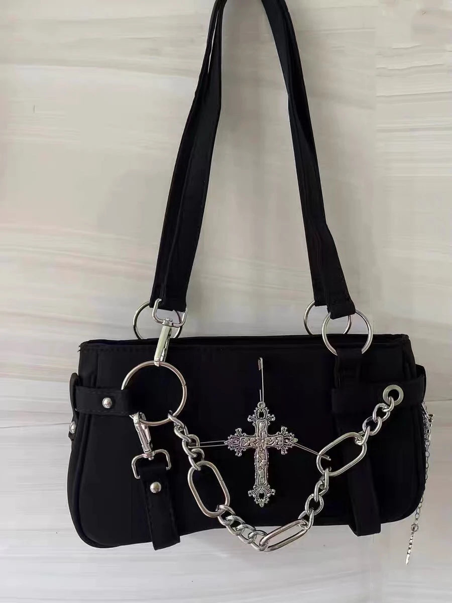 Cross Chain Shoulder Bag