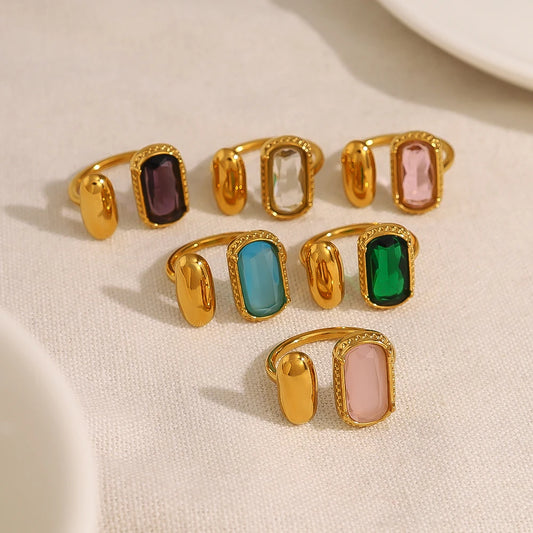 Colored Stainless Steel Rings