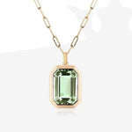 Load image into Gallery viewer, Crystal Pendant Cuban Chain
