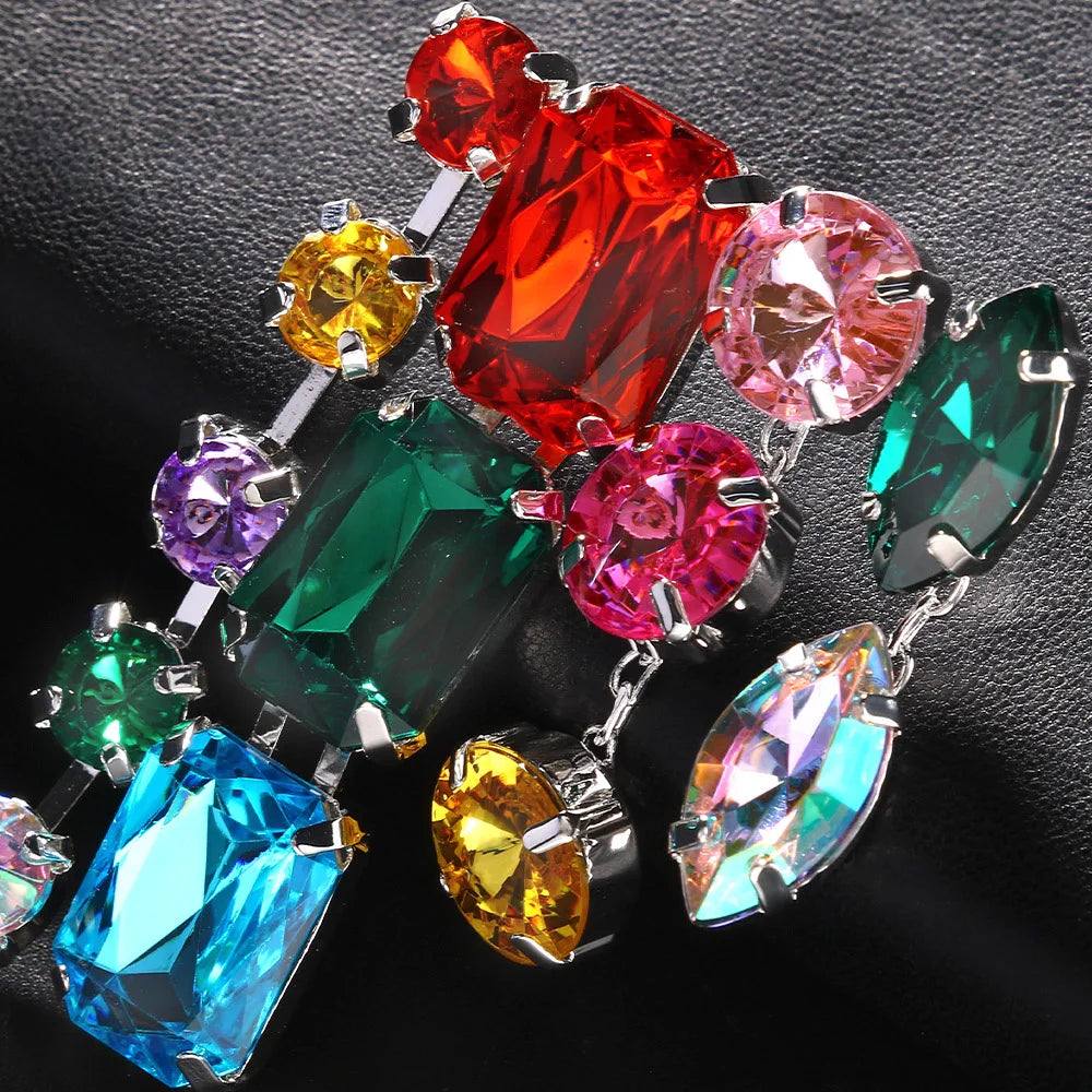 Colorful Stone Dangles