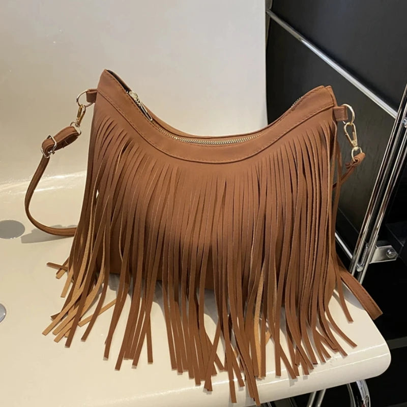 Vintage Tassels Crossbody Bag