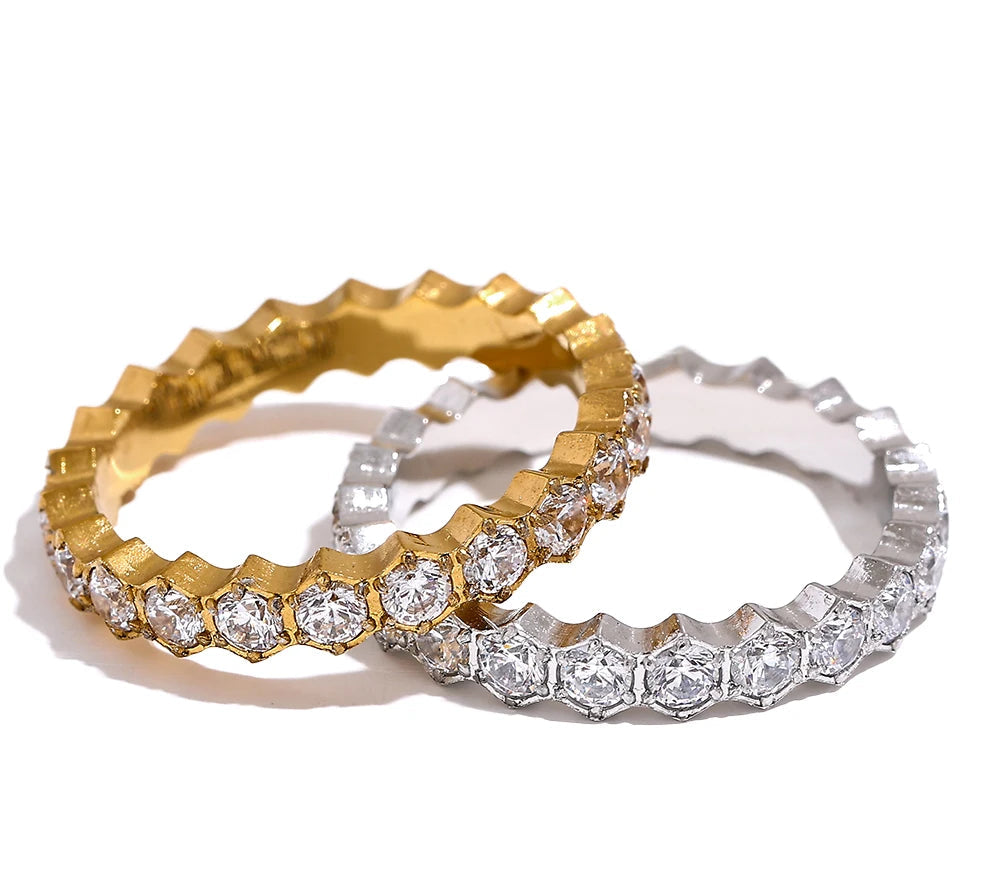 Stainless Steel Mini Infinity Ring