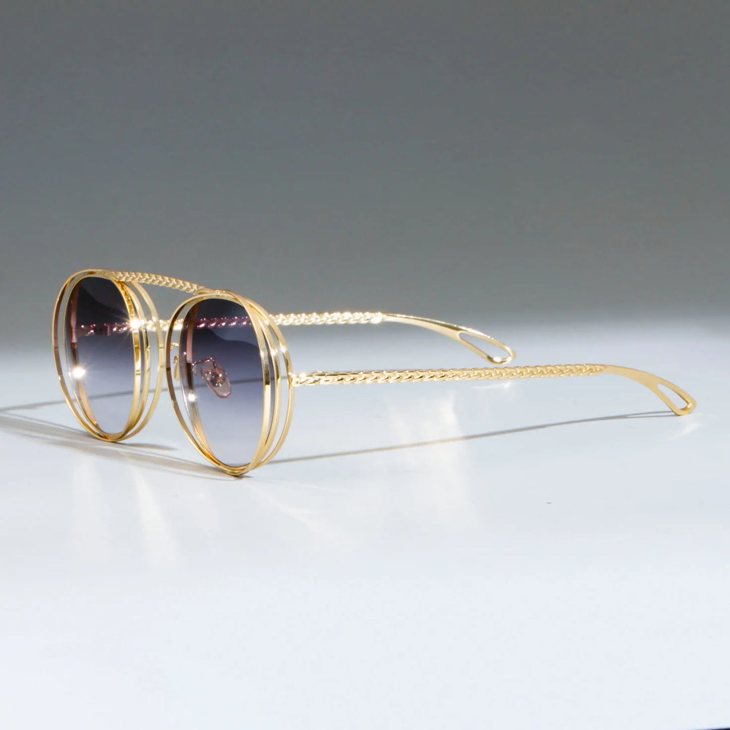 Metal Chain Sunglasses