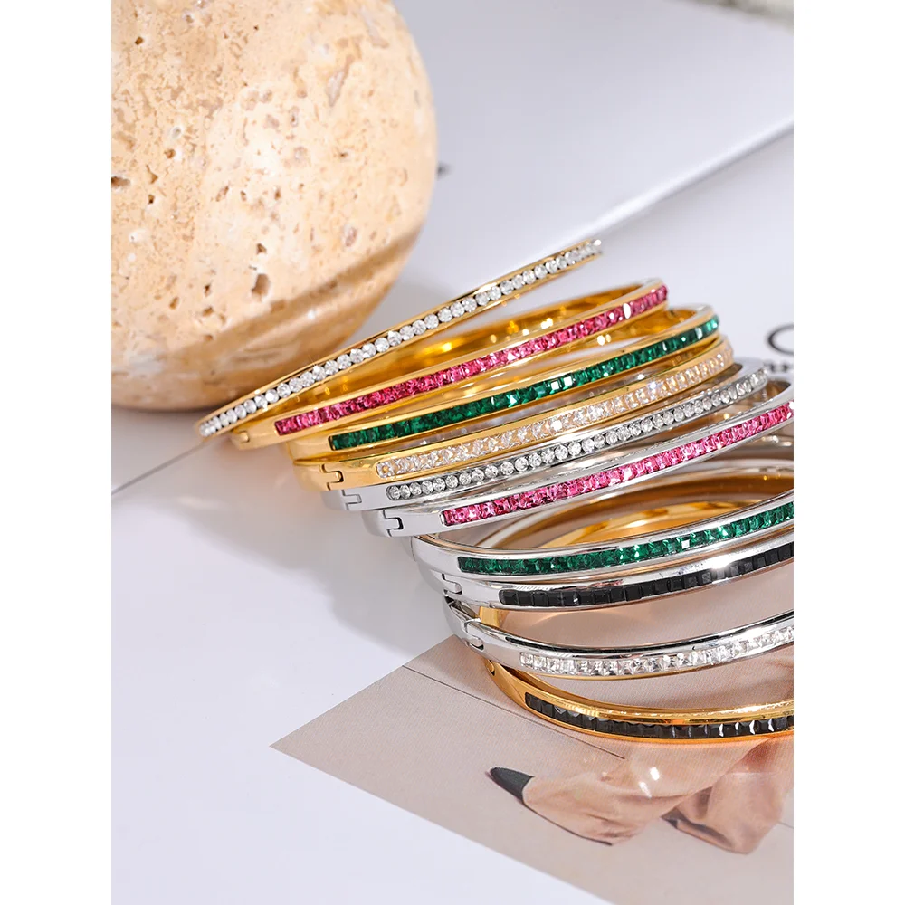 Rhinestone Colorful Bangles