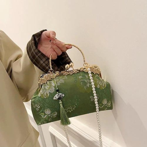Chinese Embroidered Snap Bag