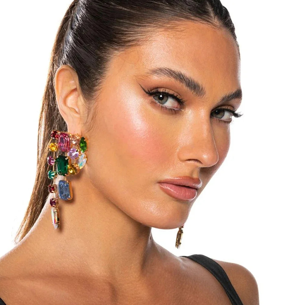 Colorful Stone Dangles