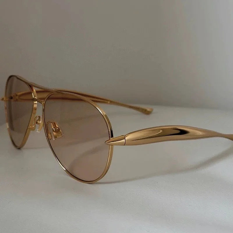 Metal Pilot Sunglasses