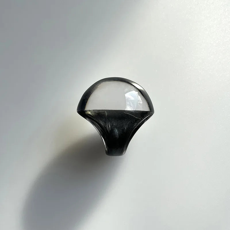 Transparent Chunky Rings
