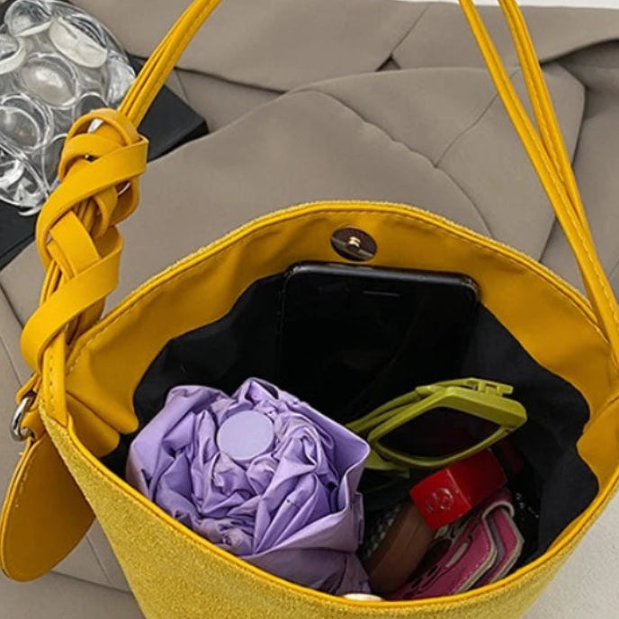 Suede Bucket Bags