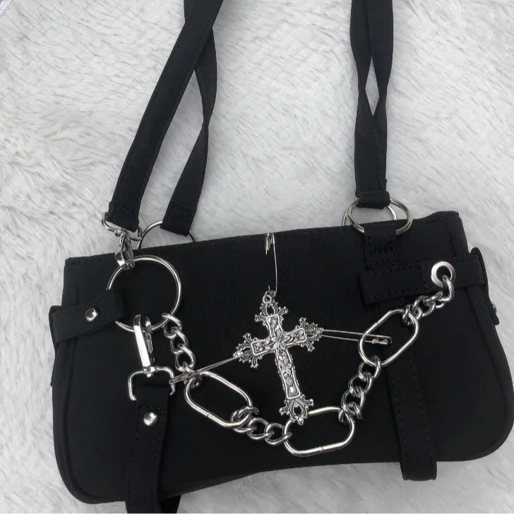 Cross Chain Shoulder Bag