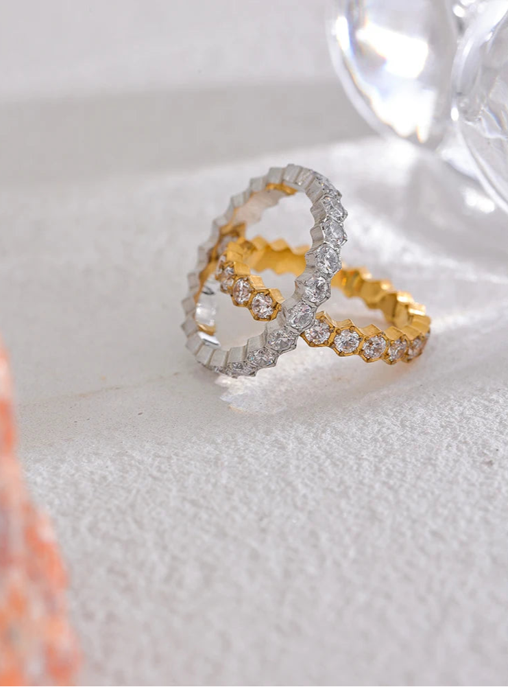 Stainless Steel Mini Infinity Ring