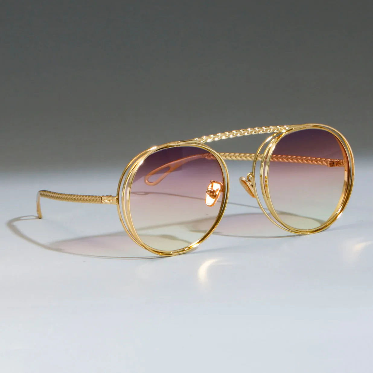 Metal Chain Sunglasses