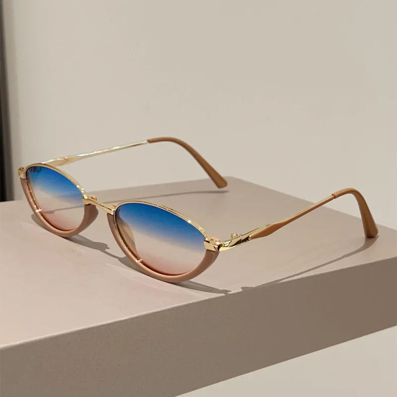 Small Frame Cat Eye Sunglasses