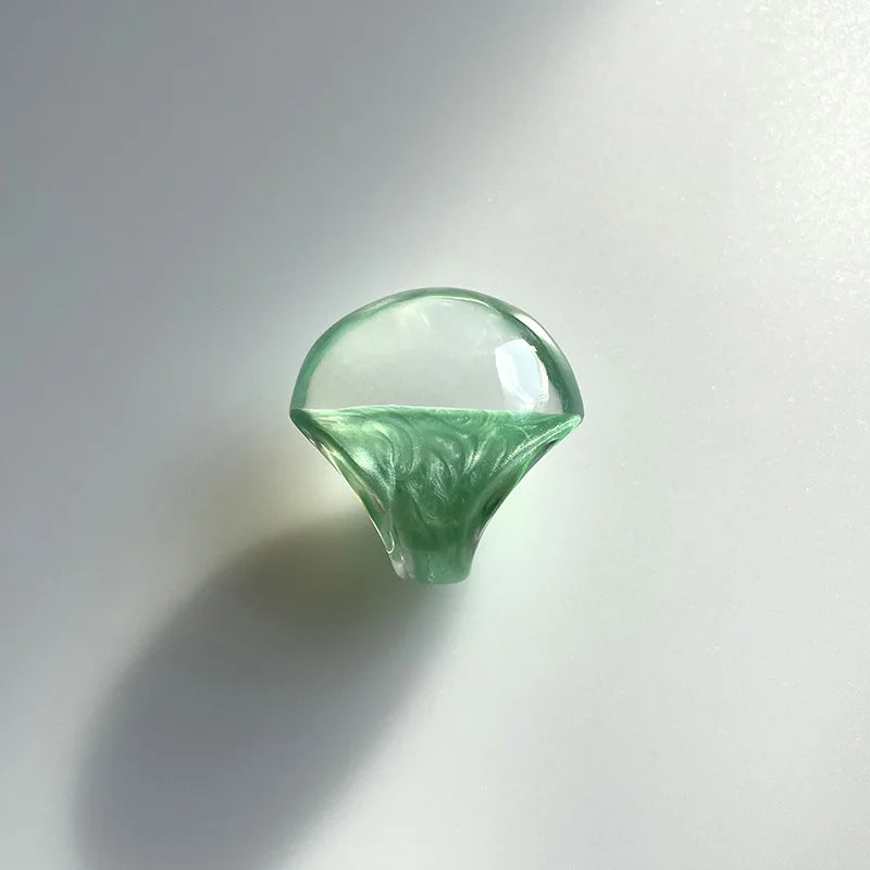 Transparent Chunky Rings