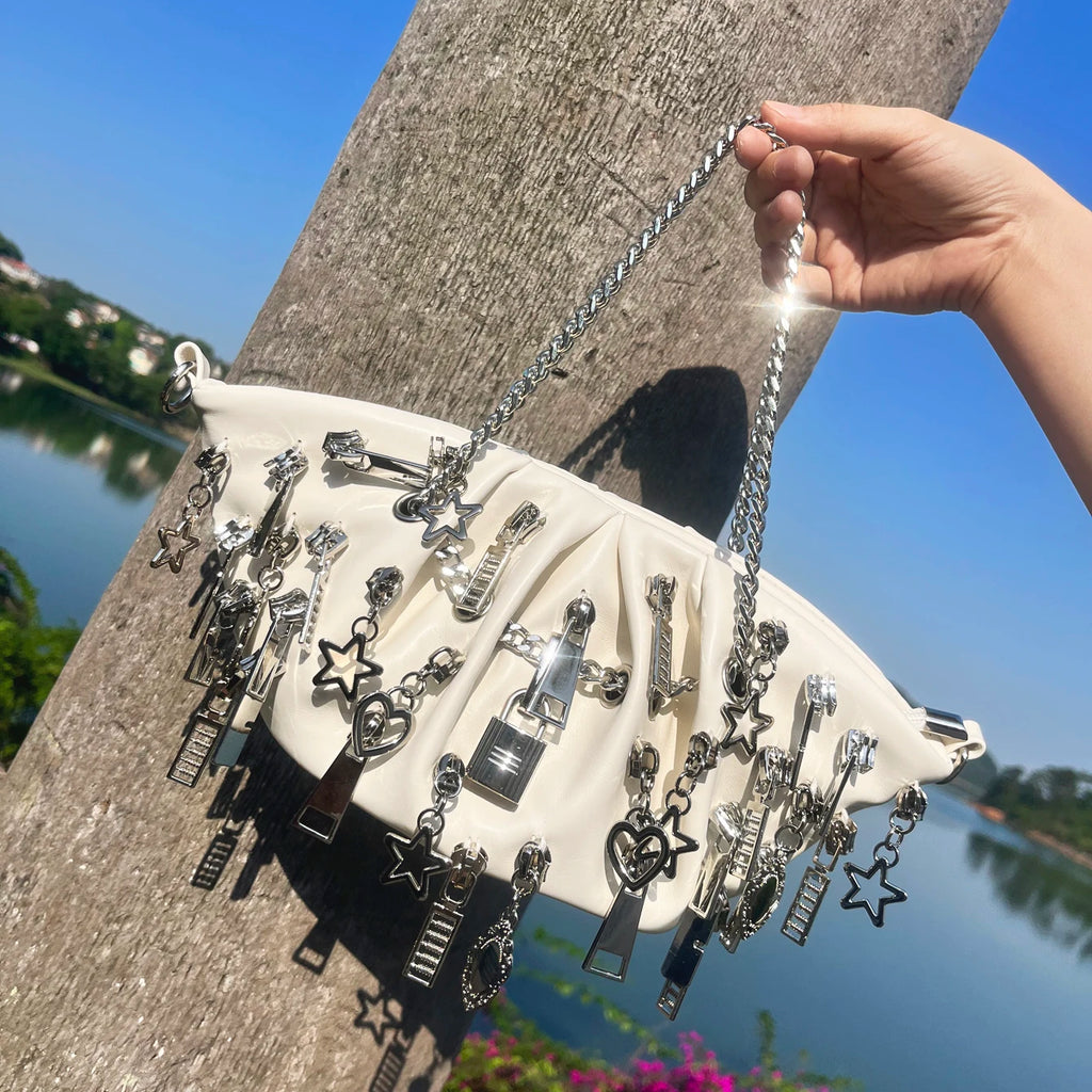 Junk Zipper Handbag