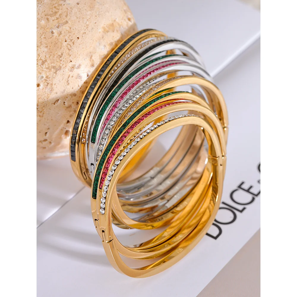 Rhinestone Colorful Bangles