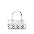 Polka Dot Round Cylinder Handbag