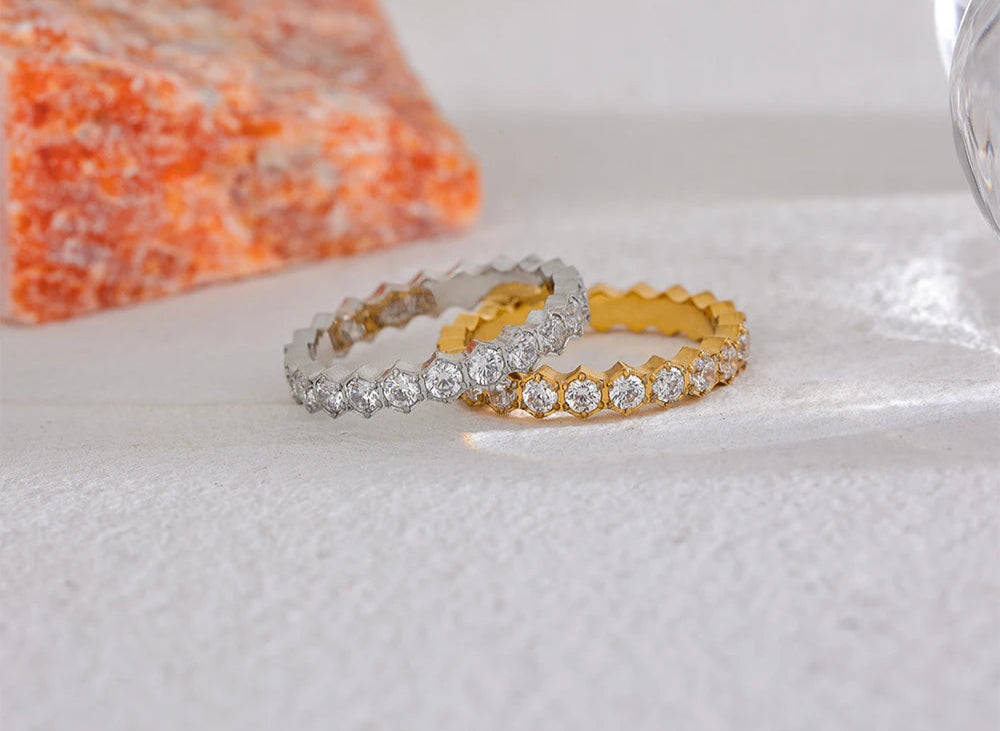 Stainless Steel Mini Infinity Ring