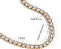 Waterproof Tennis Necklace