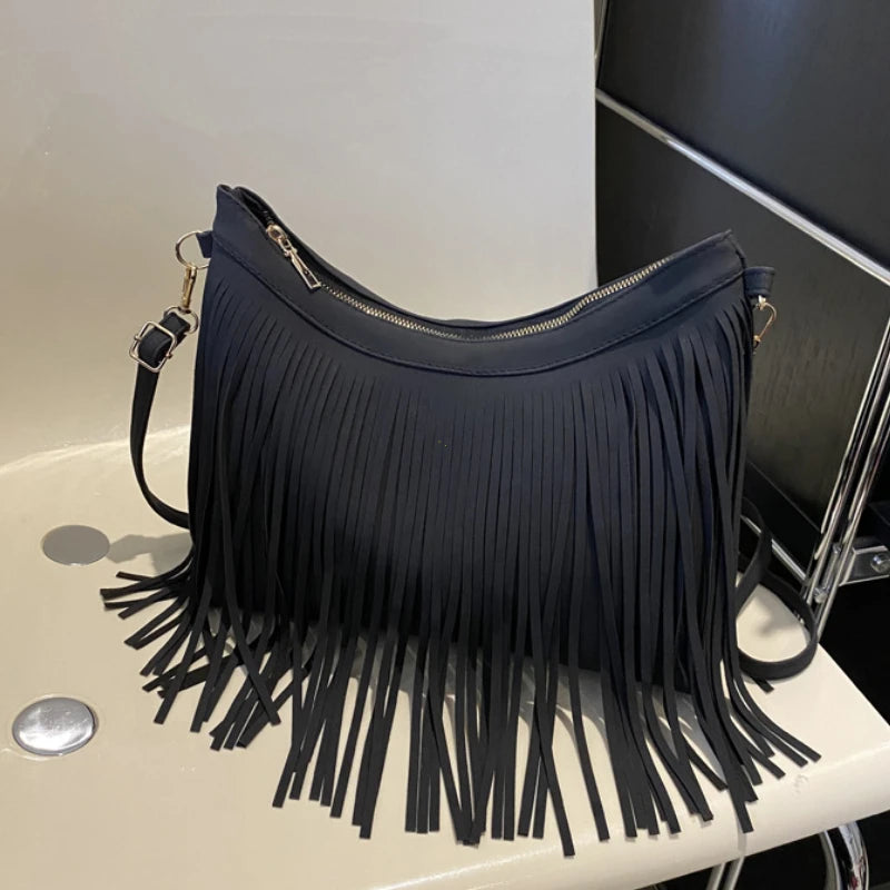 Vintage Tassels Crossbody Bag