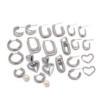 Carica l&#39;immagine nel visualizzatore di Gallery, Chunky Stainless Steel Earrings
