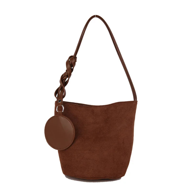 Suede Bucket Bags