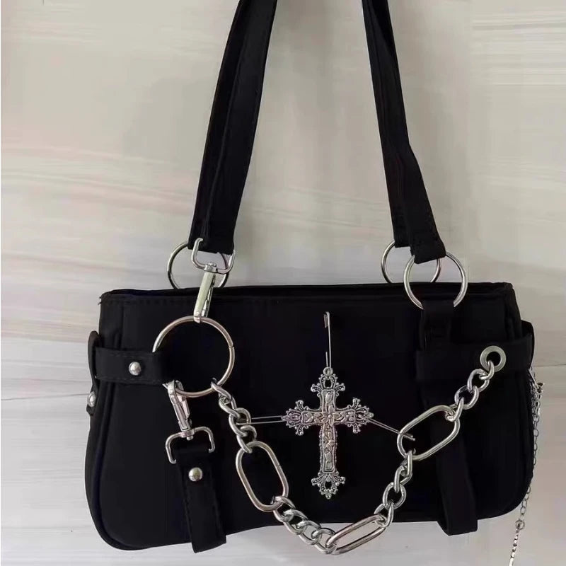 Cross Chain Shoulder Bag
