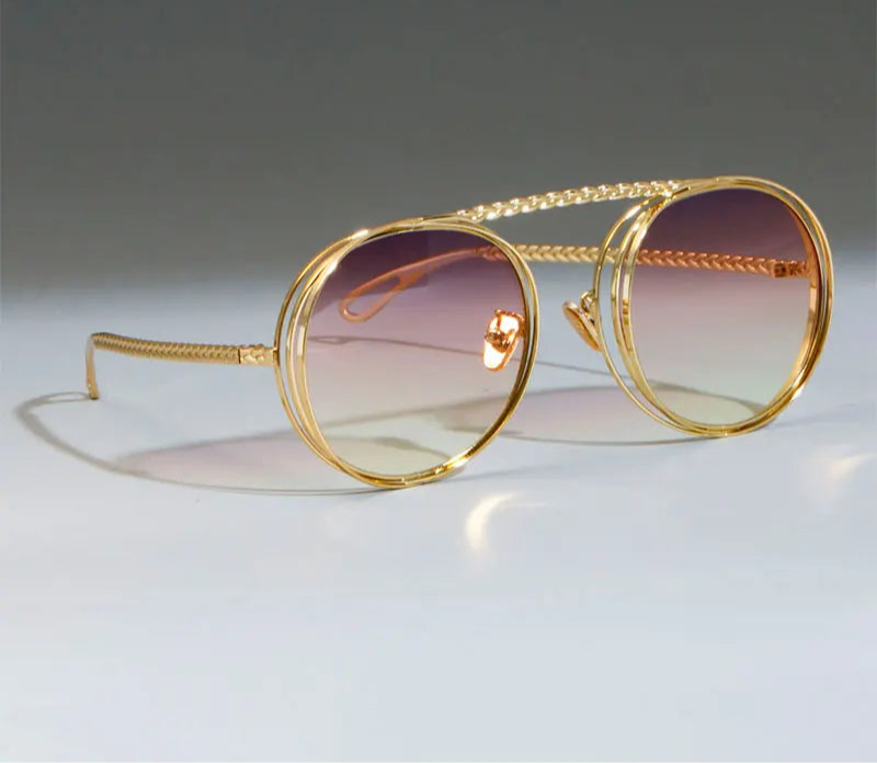 Metal Chain Sunglasses