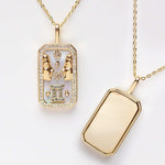Load image into Gallery viewer, Crystal Zodiac Amulet Necklace
