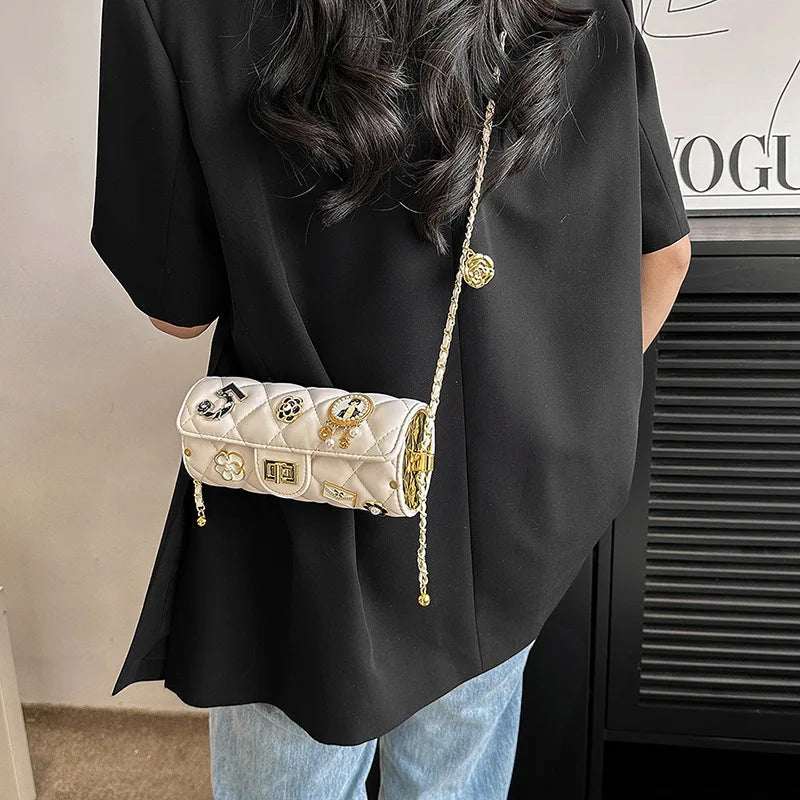 Cylindrical Shoulder Bag