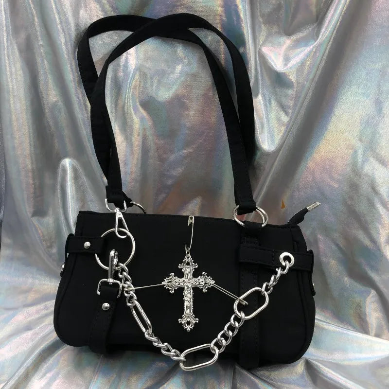 Cross Chain Shoulder Bag