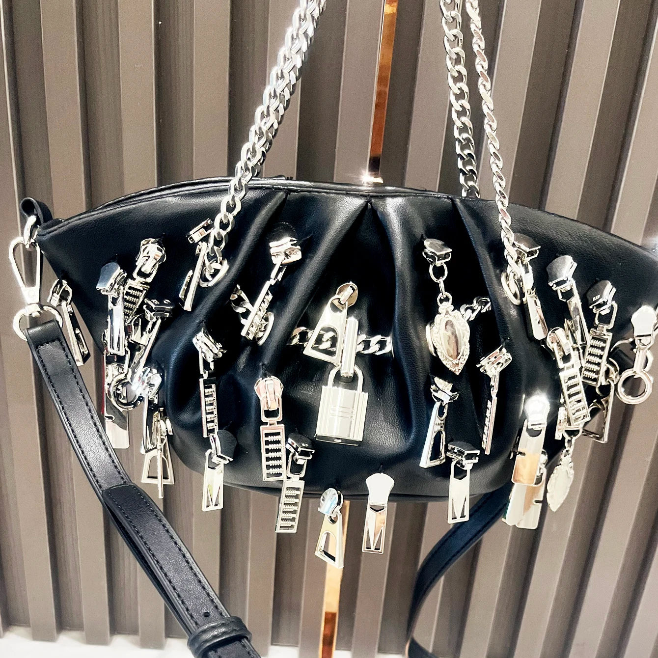 Junk Zipper Handbag