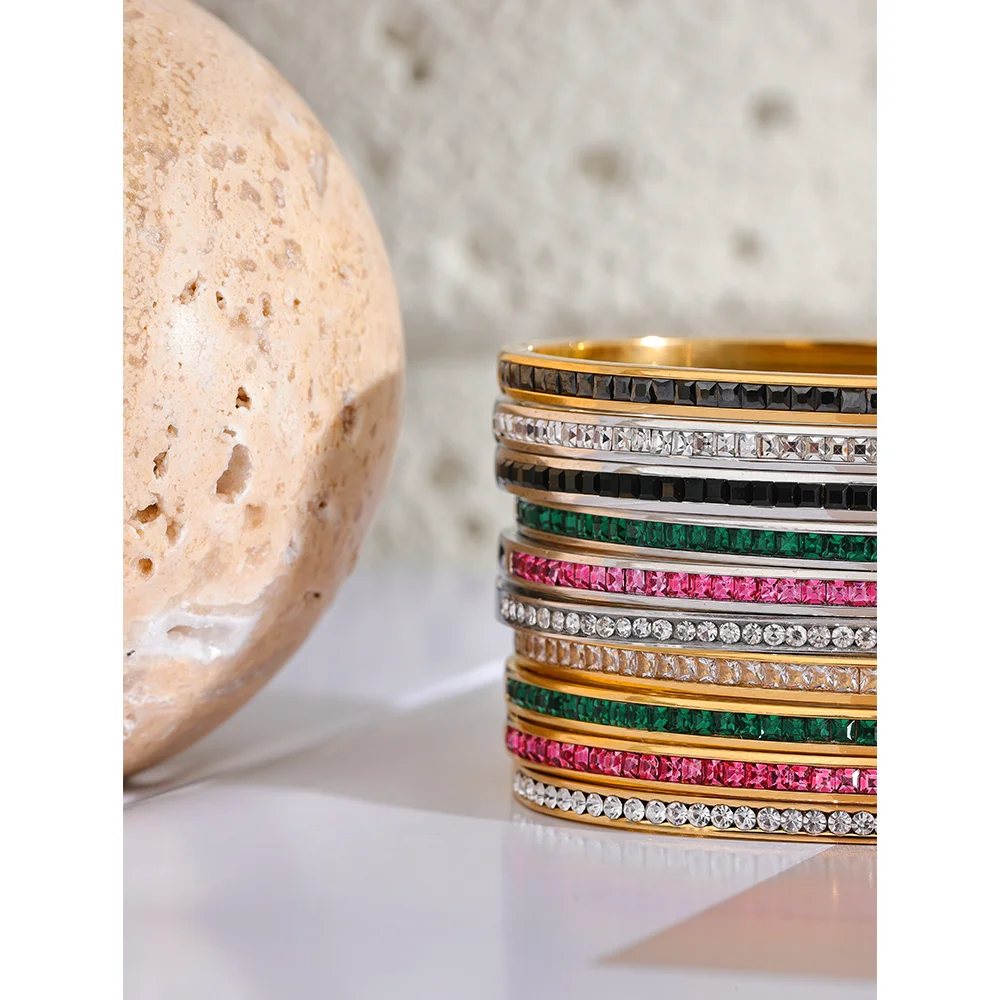 Rhinestone Colorful Bangles