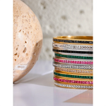 Load image into Gallery viewer, Rhinestone Colorful Bangles
