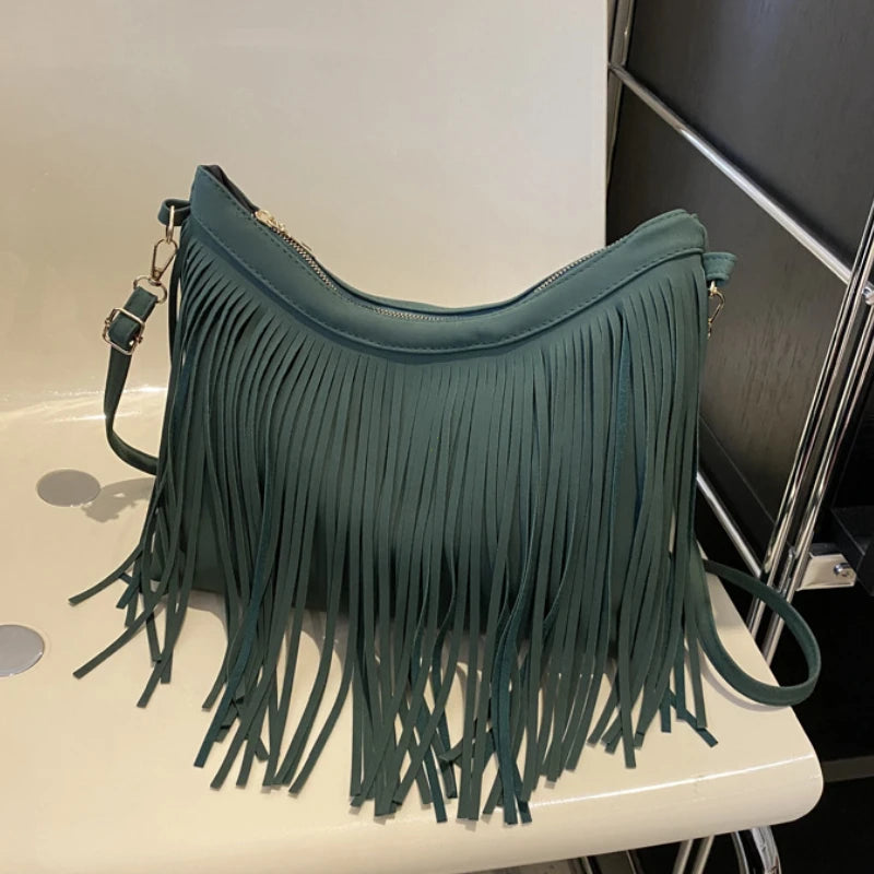 Vintage Tassels Crossbody Bag