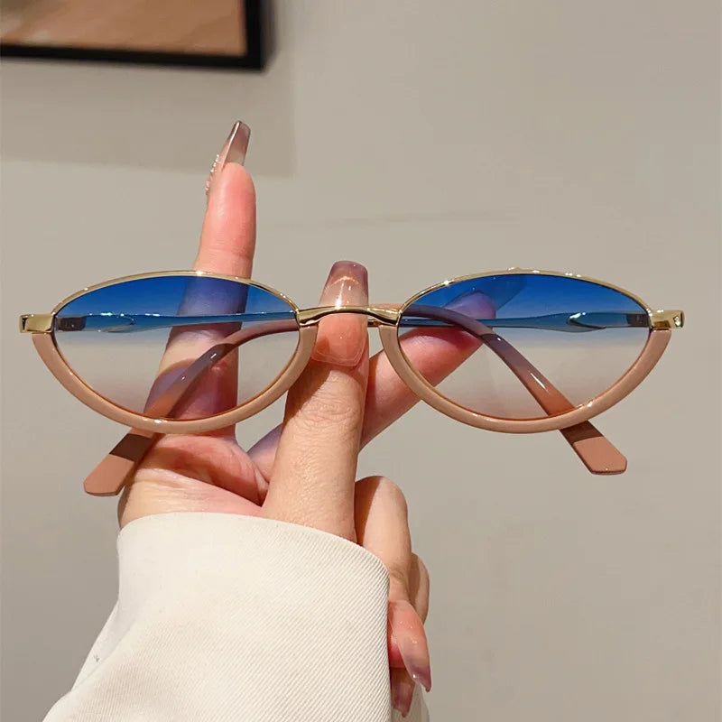 Small Frame Cat Eye Sunglasses