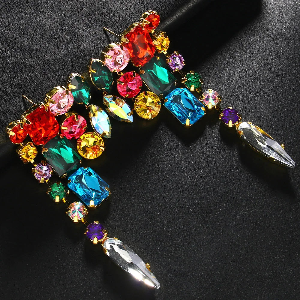 Colorful Stone Dangles