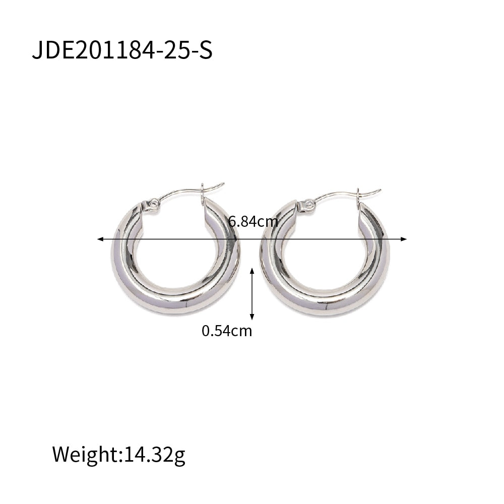 Chunky Stainless Steel Earrings