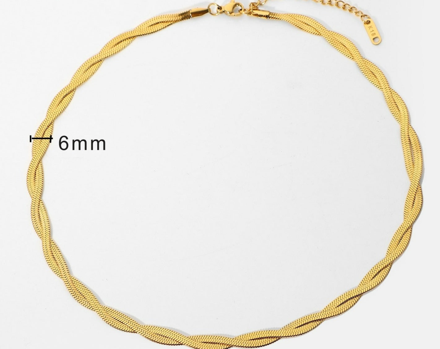 18K Gold IP Plated Layered Necklace